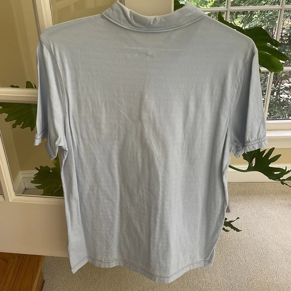 🌿Banana Republic Men’s Short-Sleeved Polo Rugby, size L, light blue🌿